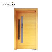 Solid Oak material Custom Made Cheap and Good Quality Pivot Entry Casement doors